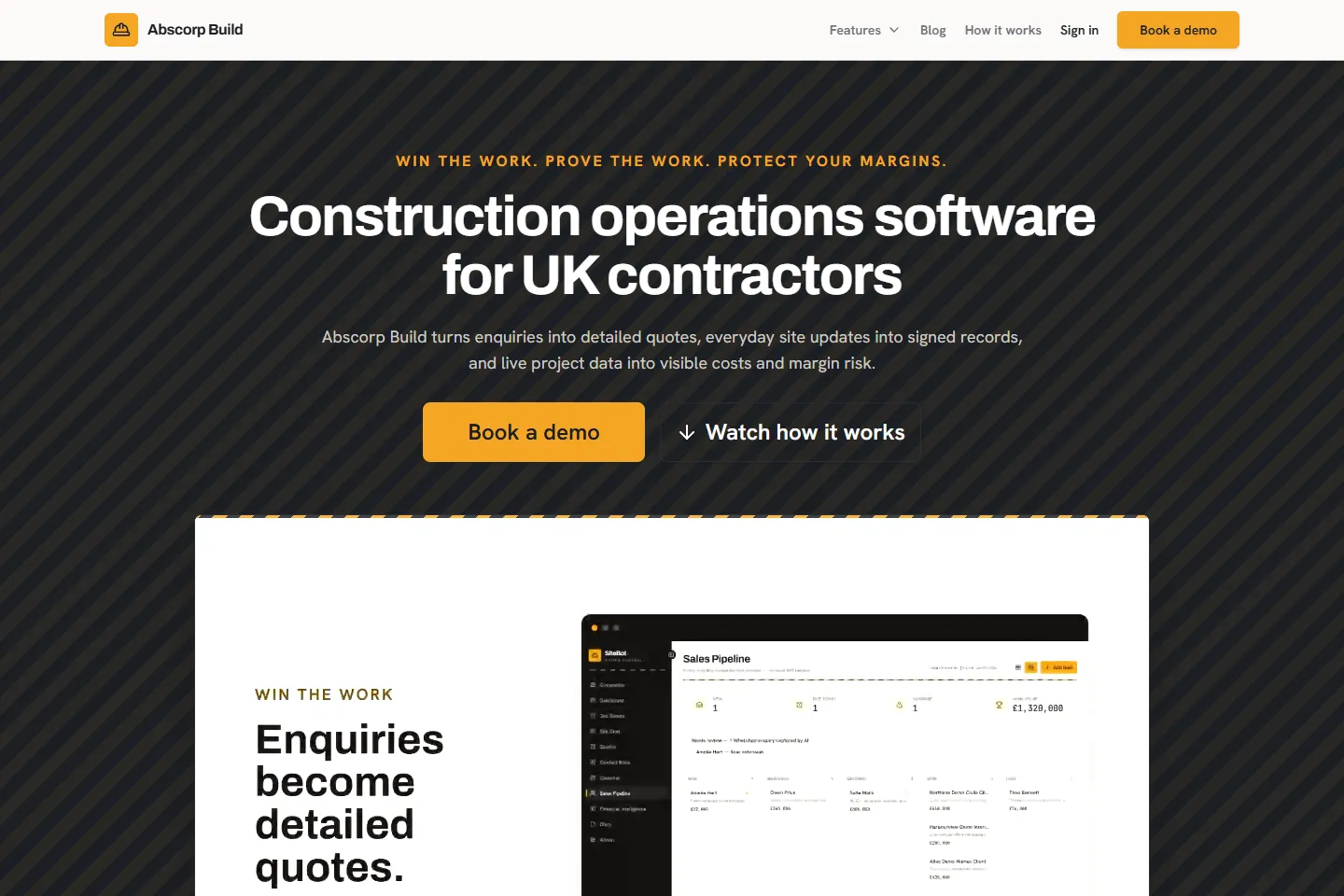 Abscorp Build public website