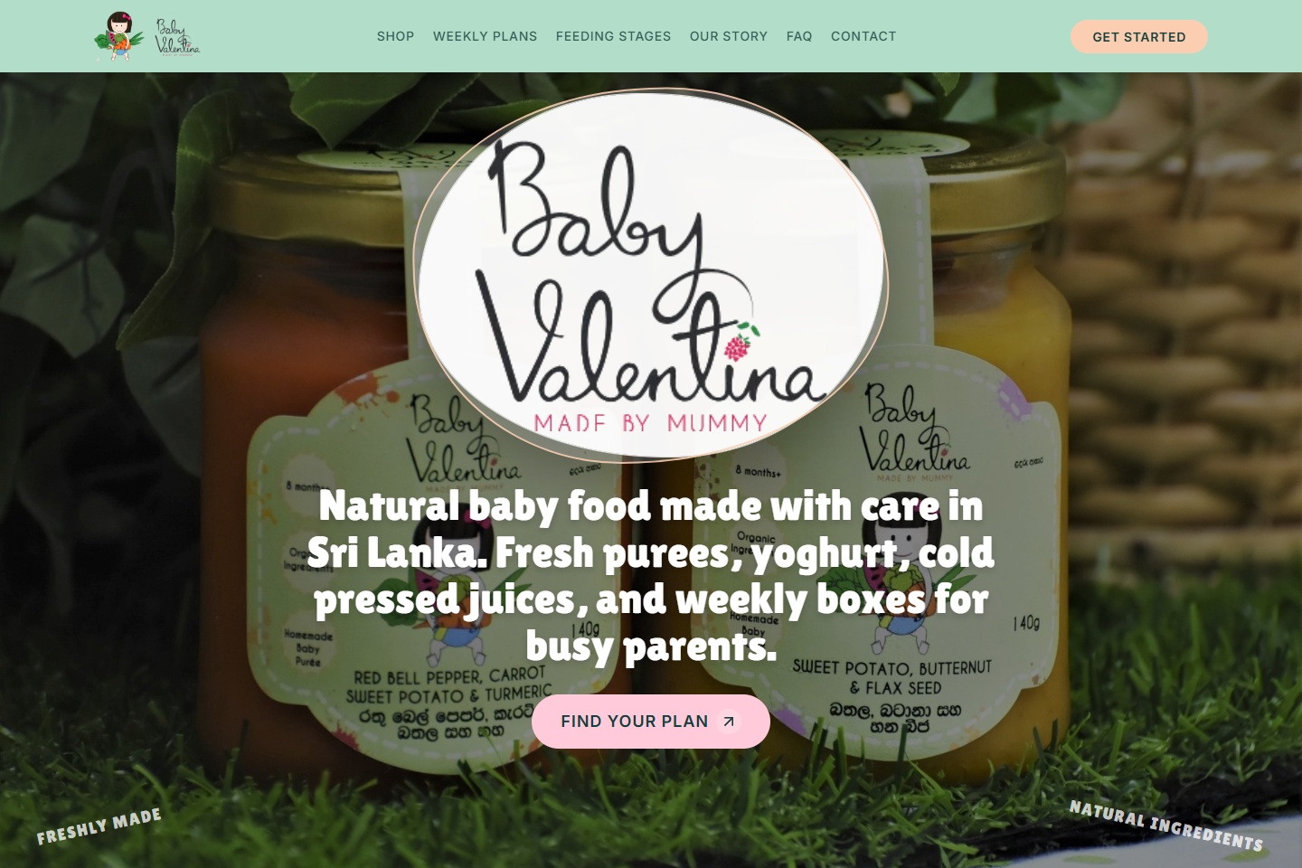 Baby Valentina homepage