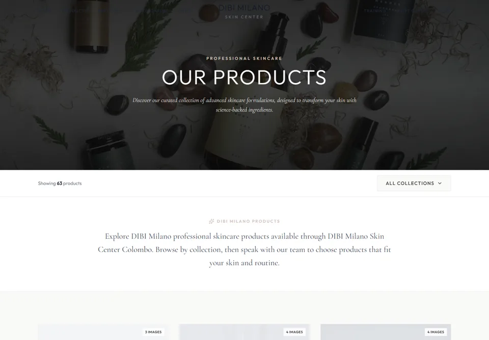 DIBI Milano product catalogue